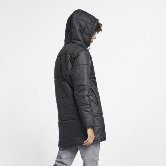 WOMENS NIKE SYNTHETIC FILL REVERSIBLE PARKA JACKET - Picture 3 of 8